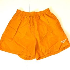 Women’s Reebok Retro Medium Orange Athletic Shorts